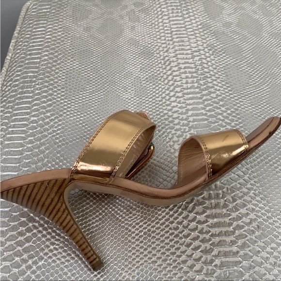 Giuseppe Zanotti $895 Metallic Double Buckle Strap Sandal, 6.5 - Picture 12 of 16